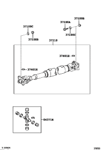 3711035A00-SHAFT ASSY, PROPELLER