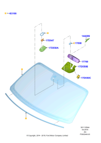 FR3Z6303100G-WINDSHIELD (WINES VERTICALLY)