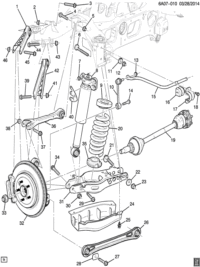 22860851-BAR, STABILIZER, REAR