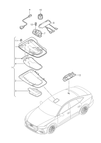 4K0947135AL-Lamp assy