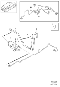 31321067-RADIATOR HOSE W124/E200/E220