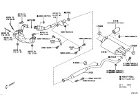 SU00301120-PIPE ASSY, EXHAUST, CENTER