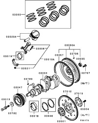 MD121839-FLYWHEEL ASSY