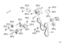 SU00302202-BELT, V(FOR FAN & ALTERNATOR)