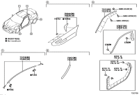SU00307259-MOULDING, ROOF DRIP SIDE FINISH, CENTER RH