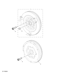 24283757-Flywheel assy-mass dual