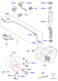 DMF500010-HOSE ASSY-EGR COOLER,OUT