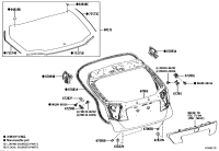 67293F4031-CUSHION, BACK DOOR LOWER STOPPER