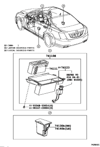 7412130170-Retainer, ash receptacle