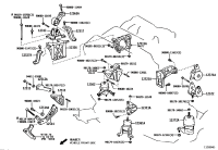 123130A090-BRACKET, ENGINE MOUNTING CONTROL(FOR TRANSVERSE ENGINE)