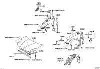 53811AE030-FENDER SUB-ASSY, FR