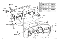 7396008040-AIR BAG ASSY, INSTRUMENT PANEL PASSENGER W/O DOOR