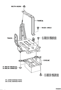 7448106150-Clamp, battery