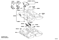 5856906080B0-COVER, FRONT FLOOR CAUTION PLATE