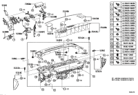 7396003010-AIR BAG ASSY, INSTRUMENT PANEL PASSENGER W/O DOOR