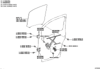 6872026020-HINGE ASSY, FRONT DOOR, UPPER LH