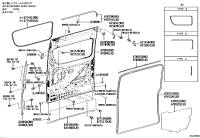 6700326660-PANEL SUB-ASSY, REAR DOOR, RH