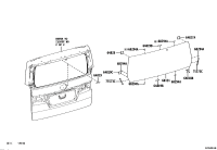 6813126A80-GLASS SUB-ASSY, BACK