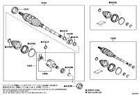 43410F4090-SHAFT ASSY, FR