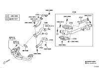 SU00301110-GASKET, EXHAUST PIPE