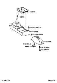 5894128060B2-COVER, PARKING BRAKE HOLE