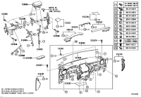 554010E260C0-PAD SUB-ASSY, INSTRUMENT PANEL SAFETY