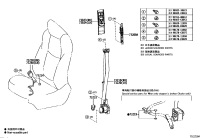 732100A030C0-BELT ASSY, FRONT SEAT OUTER, RH