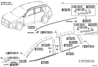 601170A050-COVER SUB-ASSY, FRONT PILLAR, UPR RH