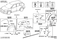 750730A050-MOULDING SUB-ASSY