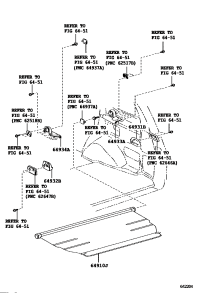 6493160070E0-HANGER, TONNEAU COVER, RH