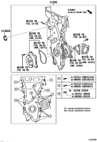1131037020-TIMING CHAIN COVER