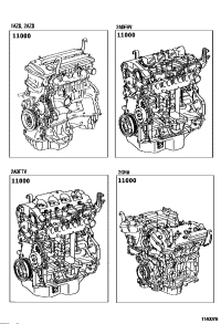 1900028A90-ENGINE ASSY, PARTIAL