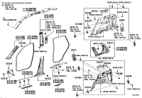 6211142040B0-BOARD, COWL SIDE TRIM, RH