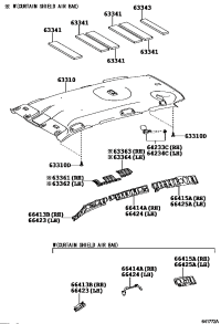 6331042350B0-HEADLINING ROOF