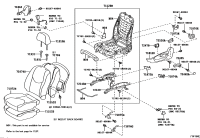 7112042110-FRAME ASSY, FR SEAT