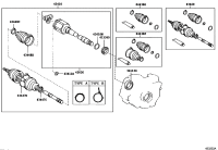 0443742040-BOOT KIT, FRONT DRIVE SHAFT INBOARD JOINT, RH