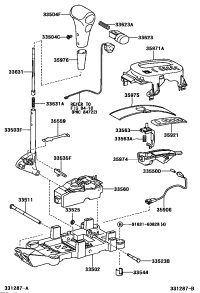 3353542010-LEVER, CONTROL SELECT (FOR FLOOR SHIFT)