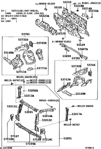 5360742020-BRACE SUB-ASSY FR