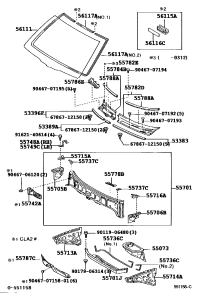 5338342020-SEAL, HOOD TO COWL TOP
