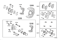 044780D090-CYLINDER KIT, DISC BRAKE, FRONT