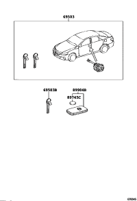 899040P040-TRANSMITTER SUB-ASSY, ELECTRICAL KEY