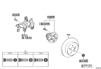 424100R060-HUB & BEARING ASSY