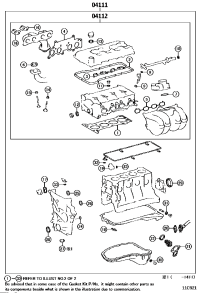 041117A050-GASKET KIT, ENGINE OVERHAUL