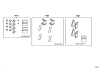 SU00307201-FRONT BRAKE PAD KIT