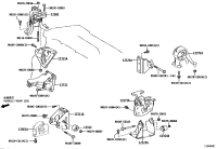 123210T170-BRACKET, ENGINE MOUNTING, REAR(FOR TRANSVERSE ENGINE)
