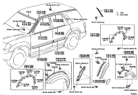 9090467037-CLIP, OUTSIDE MOULDING, NO.1