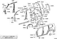 6112860040-Reinforcement, cowl side panel, no.2 lh