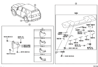7662560390-MUDGUARD, QUARTER PANEL, REAR RH