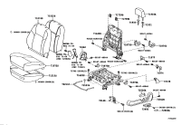 718120D090E0-SHIELD, FRONT SEAT CUSHION, LH