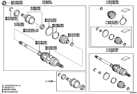 423400R070-SHAFT ASSY, RR